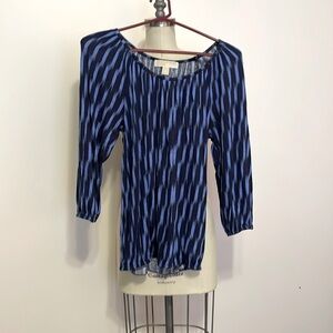 Women’s Top Black & Blue Michael Kors Sz Small